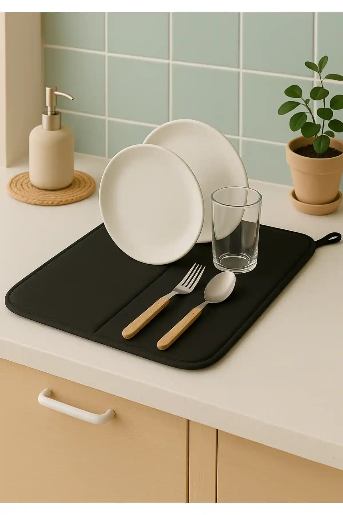 HOMİNG Bulaşık Kurutma Örtüsü: Pratik ve Şık Mutfak Çözümü 75-90 Karakter