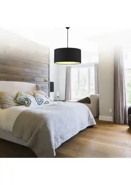 Homing House Siyah Kumaş Sarkıt Avize: Modern ve Şık İç Mekan Aydınlatma Seçeneği