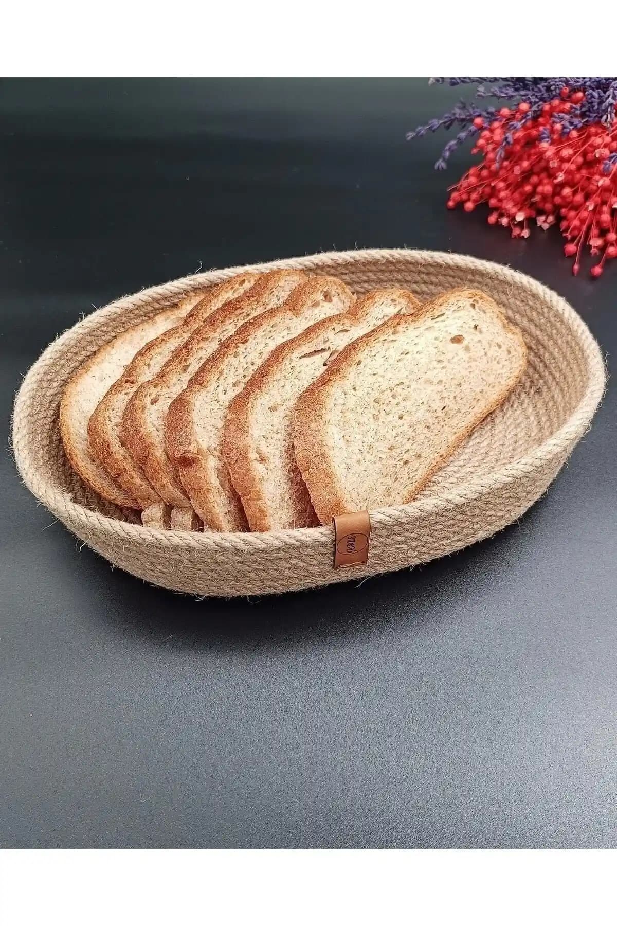 Jade Home Hasır Ekmek Sepeti: Doğal ve Estetik Saklama Çözümü 75-90 Karakter