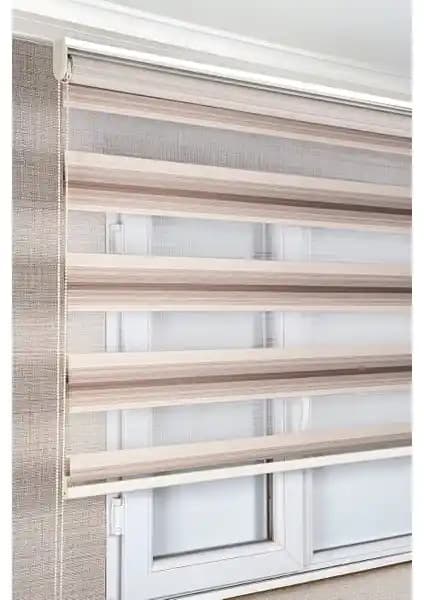 Kahverengi Degrade Zebra Perde: Modern Tasarım ve Fonksiyonellik Bir Arada