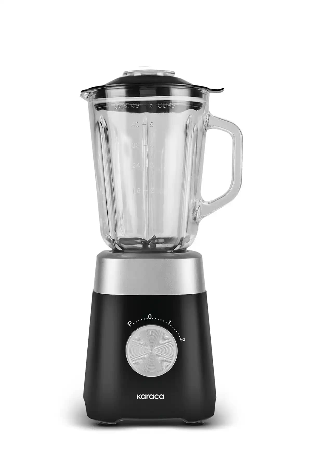 Karaca Multiblend Smoothie Blender Siyah 1000W Güçlü ve Şık Mutfak Aleti