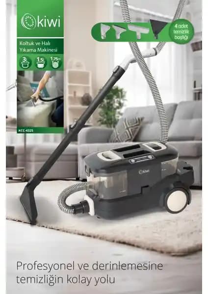 Kiwi KCC-4325W Siyah Çok Fonksiyonlu Temizlik Makinesi Detaylı İnceleme