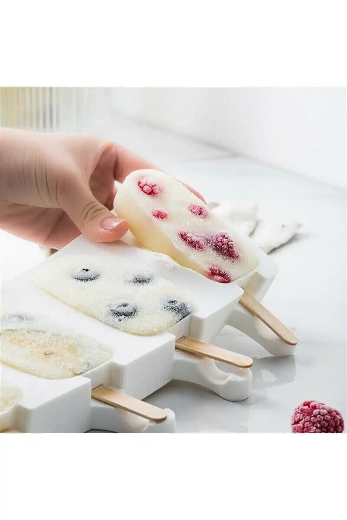 Küçük EW Silikon Magnum Dondurma Kalıbı Sağlıklı ve Çok Yönlü Kullanım İmkanı Sunar