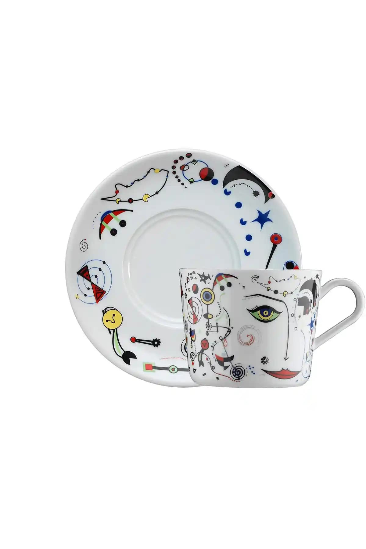 Kütahya Porselen Itır Çay Takımı 2 Parça Tek Kişilik Şık ve Dayanıklı Tasarım