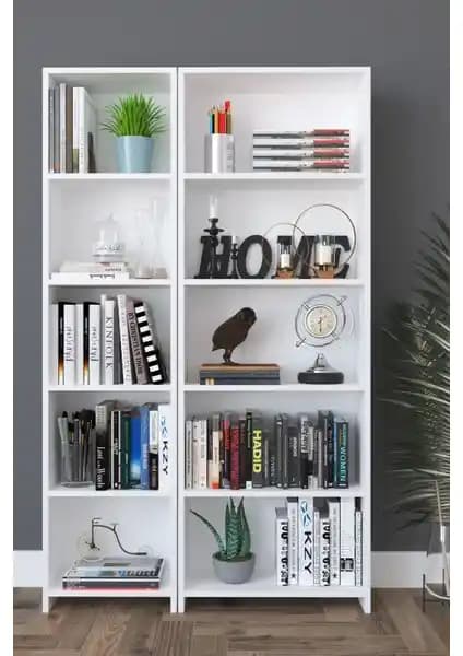 Kzy Mobilya ve Nur Mobilya 10 ve 5 Raflı Kitaplık Modellerinin Detaylı Karşılaştırması