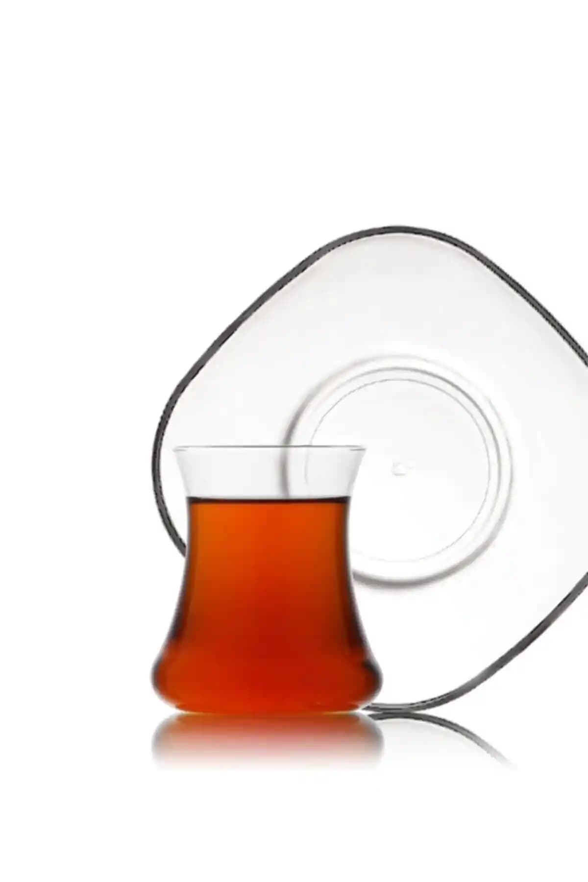 LAV Nev Lal Çay Seti: Şık ve Dayanıklı Cam Çay Takımı, Türk Kültürüne Uygun Tasarım