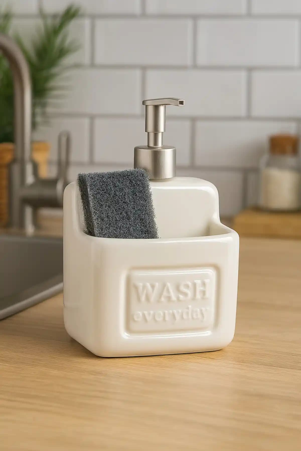 Makri Home Seramik Sabunluk ve Deterjanlık: Modern ve Pratik Tasarım Özellikleri