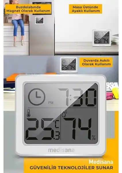 Medisana 60081 Oda İçi Termometre ve Nem Ölçer Hakkında Detaylı Bilgi ve Özellikler