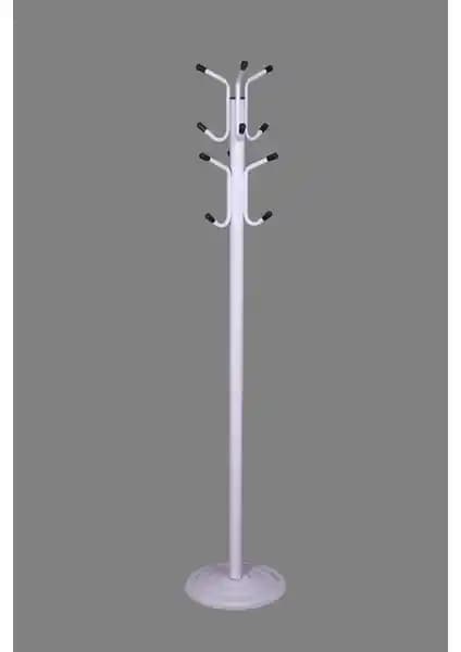 Met Metal Ayaklı Elbise Askısı Portmanto Beyaz: Dayanıklı ve Estetik Tasarım Çözümü