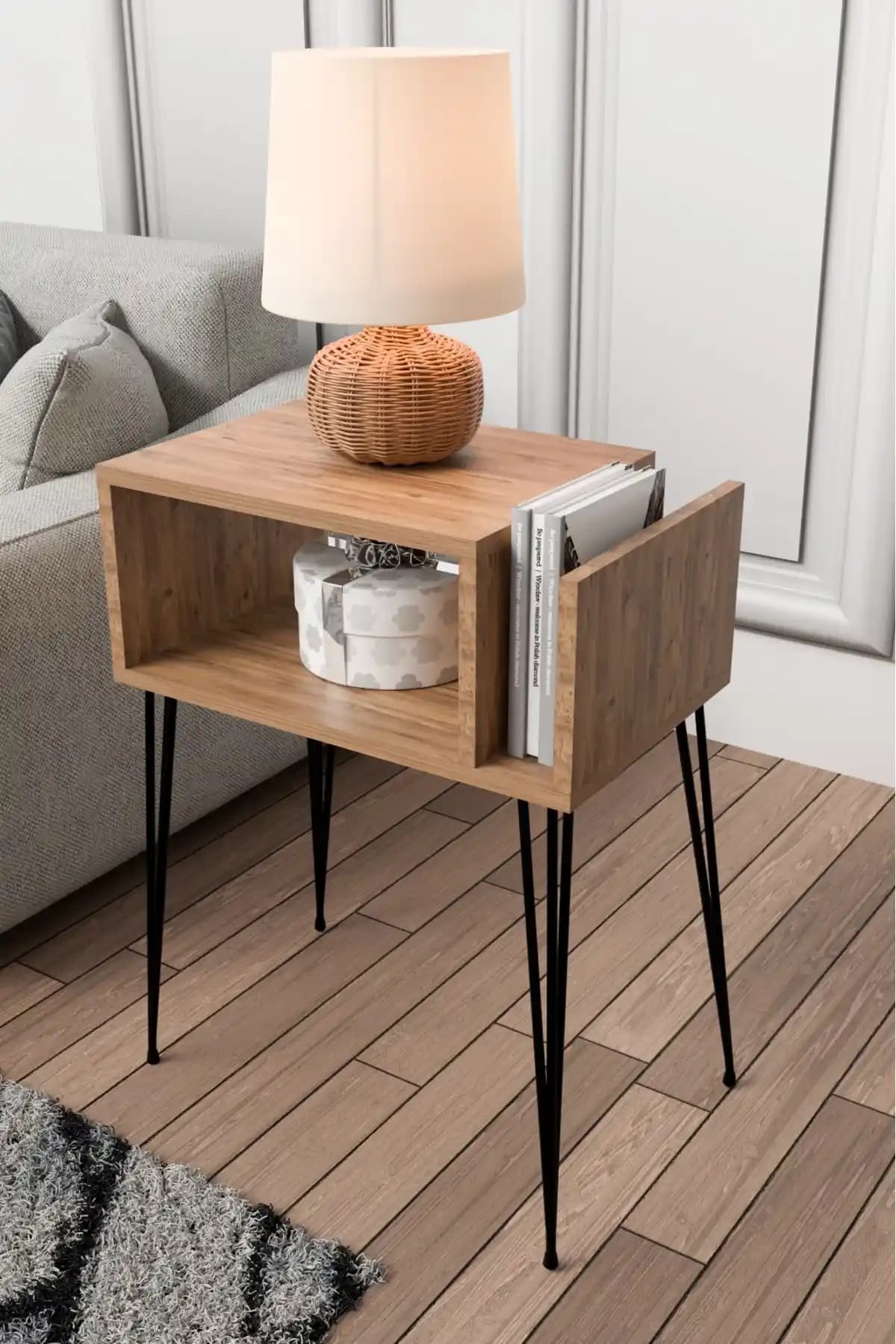 Modalanka Begonya Koltuk Yanı Sehpa Modern ve Çok Fonksiyonlu Tasarım Özellikleri