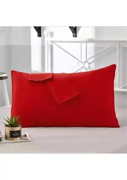 MODELHOME Bordo Renkli Pamuklu Yastık Kılıfı: Şık ve Dayanıklı Ev Dekorasyonu Ürünü