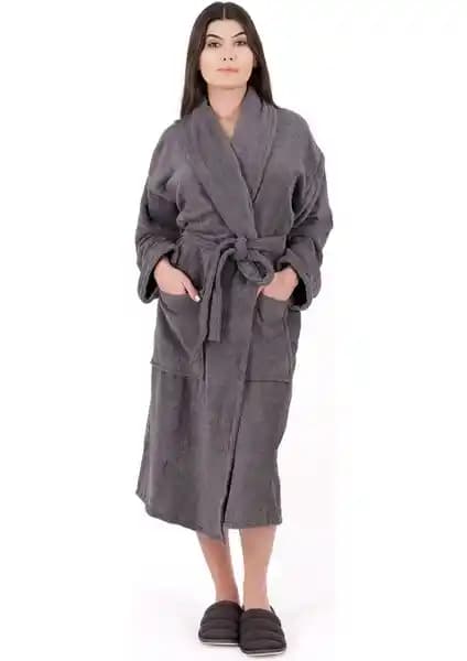 MODELHOME Soft Line Pamuklu Şal Yaka Gri Bornoz ve Şilay Havlulu Bornoz Karşılaştırması