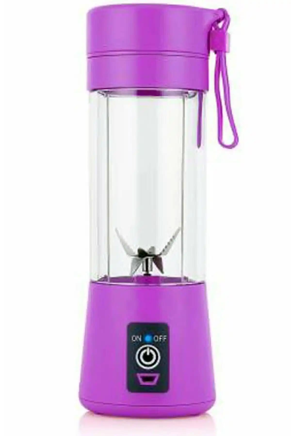 Mor Pembe Şarjlı Mobil Blender: Pratik ve Şık Tasarımıyla Günlük Kullanım İçin Uygun