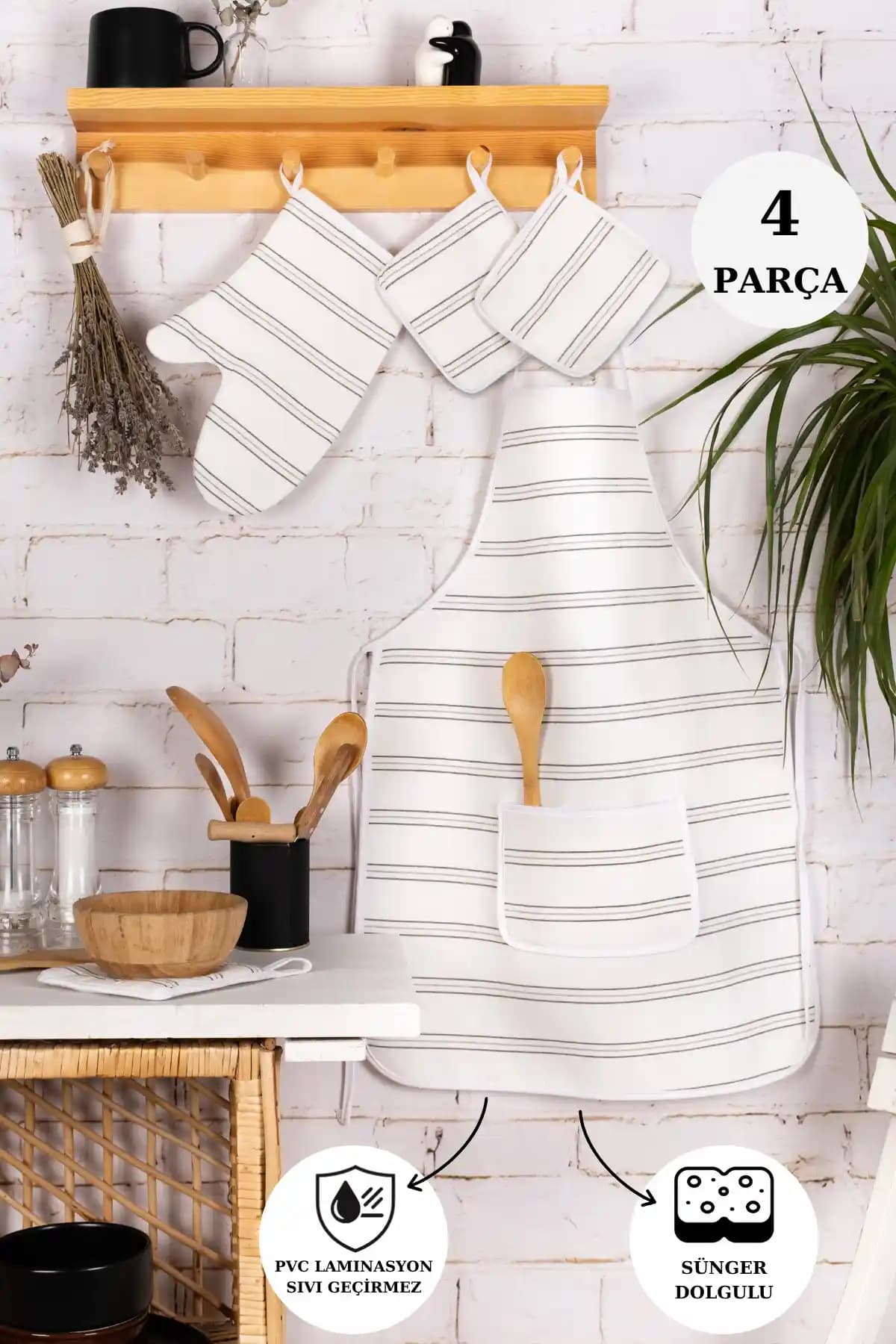 Morlay 4’lü Mutfak Çeyiz Seti: Şıklık ve Fonksiyonellik Bir Arada