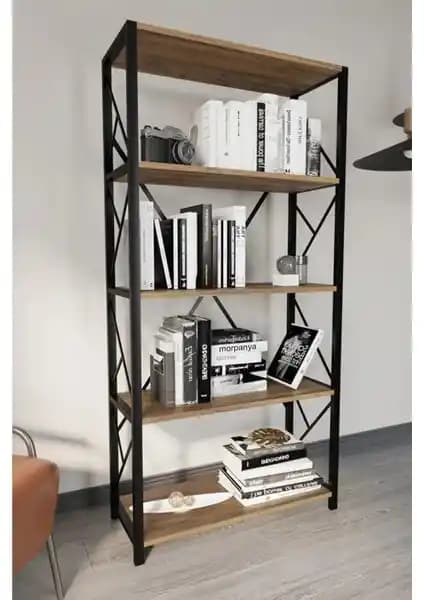 Morpanya Metal Kitaplık Modern ve Dayanıklı Tasarımıyla İç Mekanlara Şıklık Katar