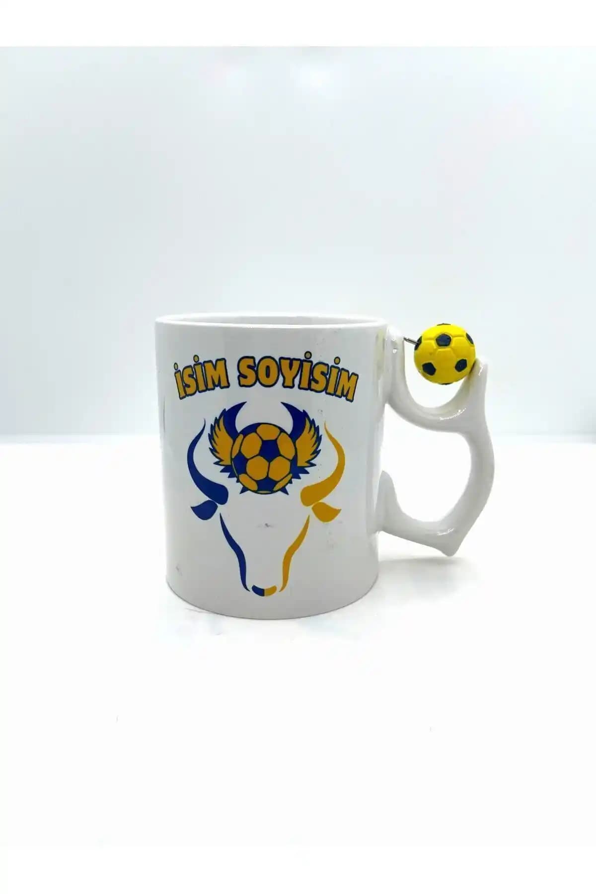 MRN Tasarım Sarı Lacivert Fenerbahçe Kupa Bardak Takım Ruhu ve Şıklık Sunar