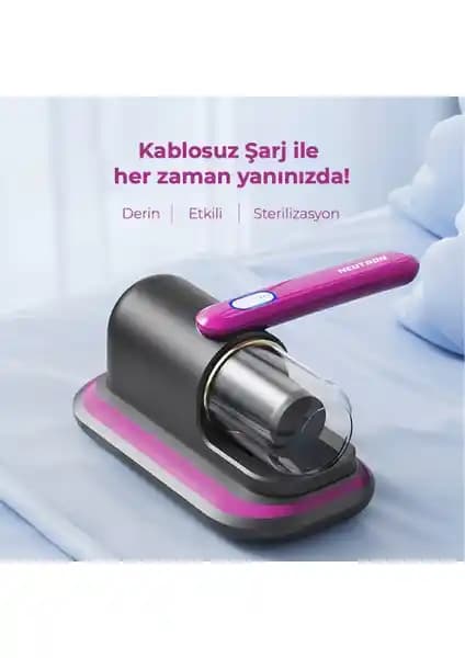 Neutron Anti Alerjen UV Işınlı Şarjlı El Süpürgesi ile Etkili ve Hijyenik Temizlik Çözümü