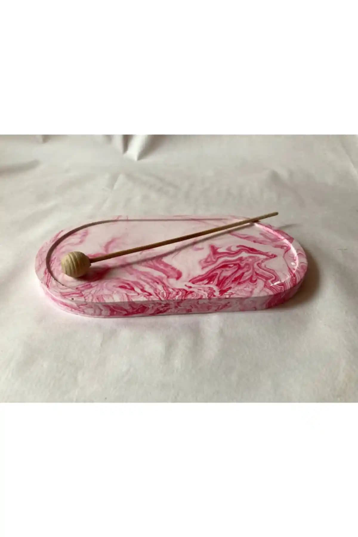 Orange Atelier Oval Beton Biblo: Modern ve Bohem Tarzda Dayanıklı Dekoratif Obje