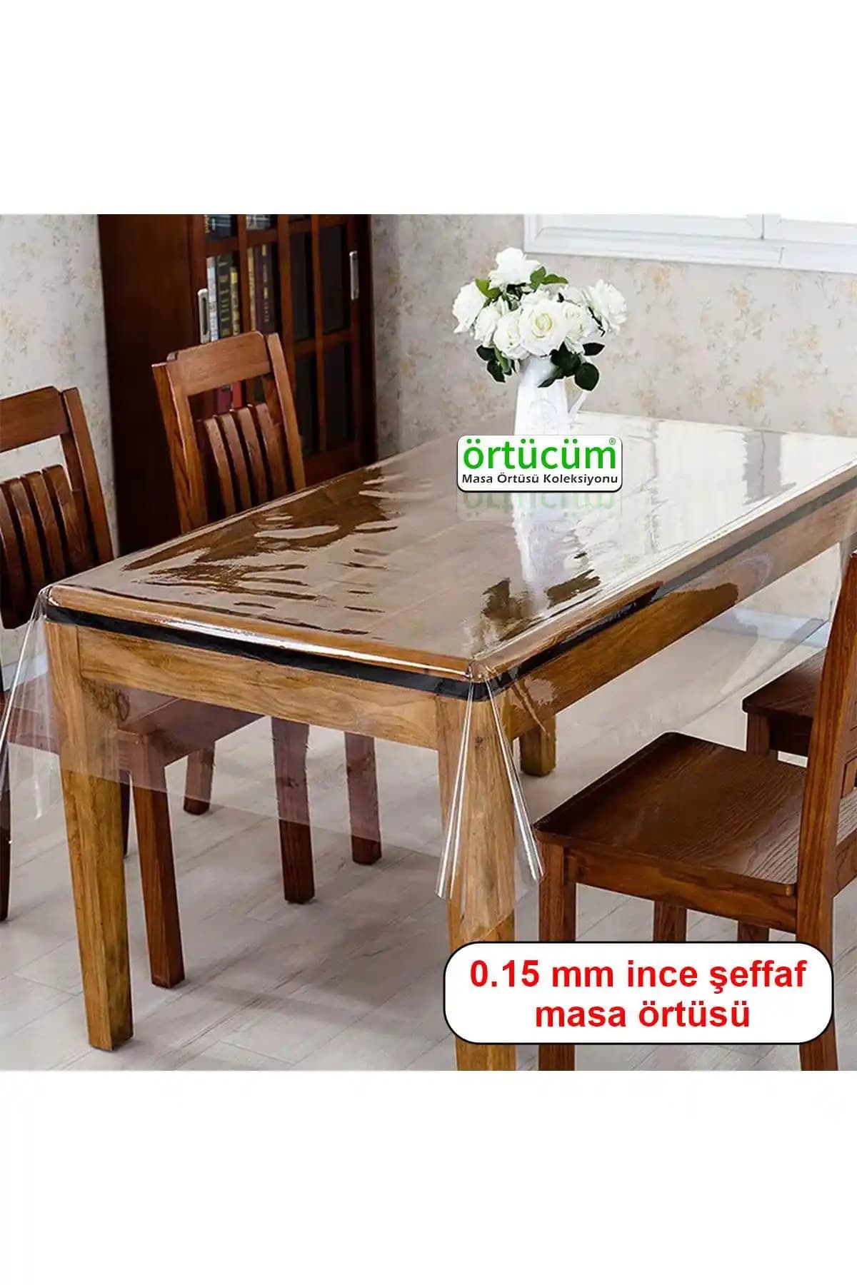 Örtücüm İnce Şeffaf Naylon Muşamba PVC: Masa Koruma ve Dekorasyon İçin Pratik Çözüm