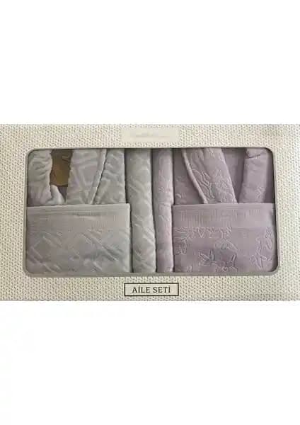 Özdilek Aile Bornoz Setleri Karşılaştırması: Pastoral Lila Gri ve Point Happy Ürünleri