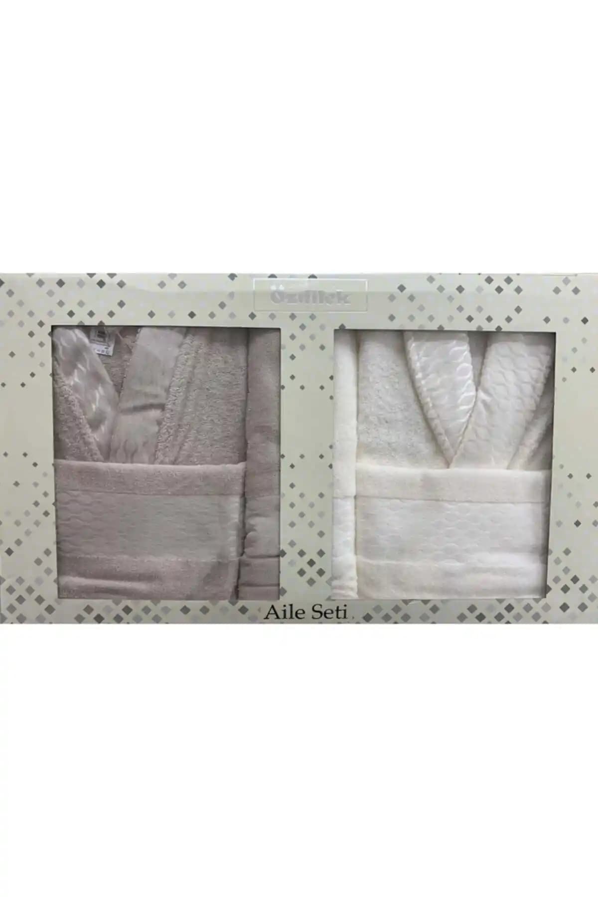 Özdilek Elissa 6 Parça %100 Pamuk Bornoz Takımı Konfor ve Şıklık Sunar