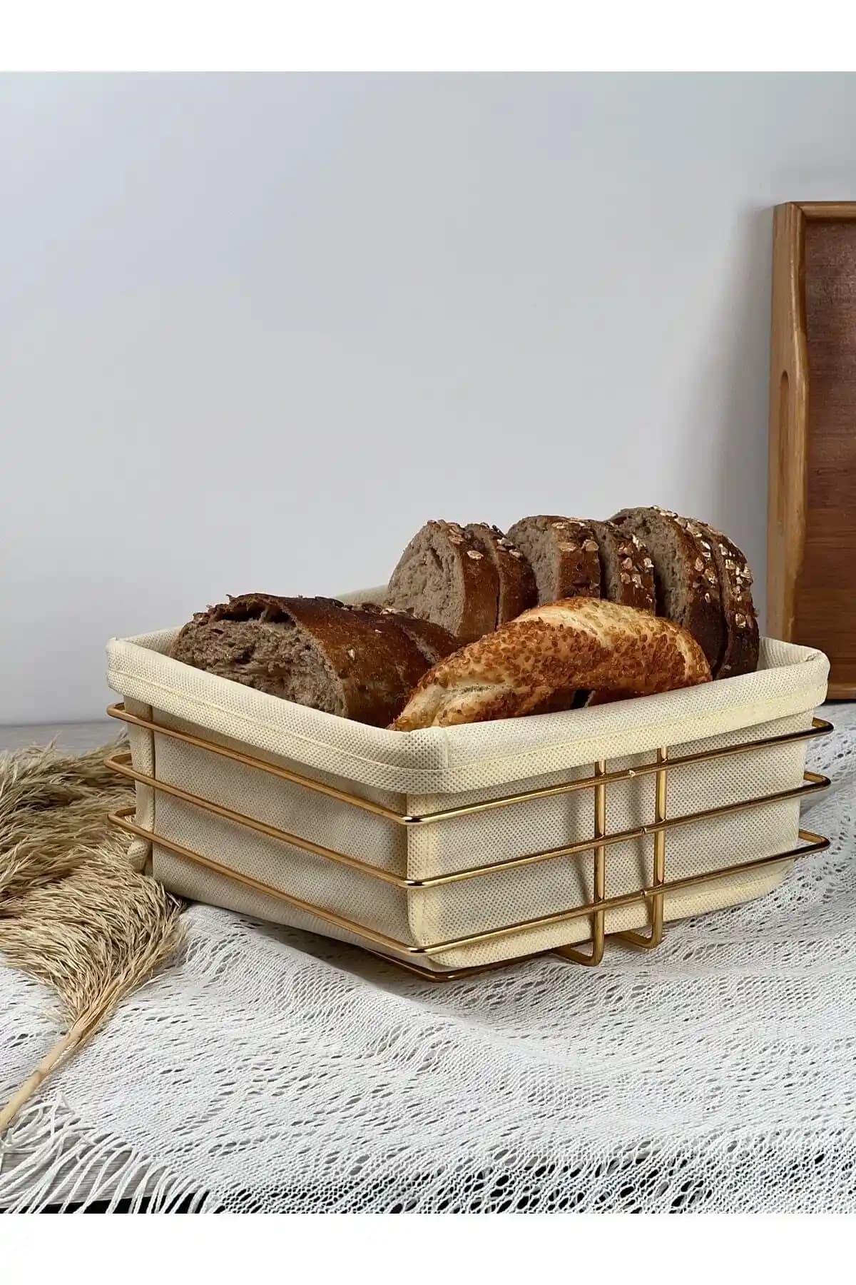 Pink Cat Kitchen Kare Ekmeklik ve Çok Amaçlı Lüx Sepet ile Mutfakta Şıklık ve Fonksiyonellik