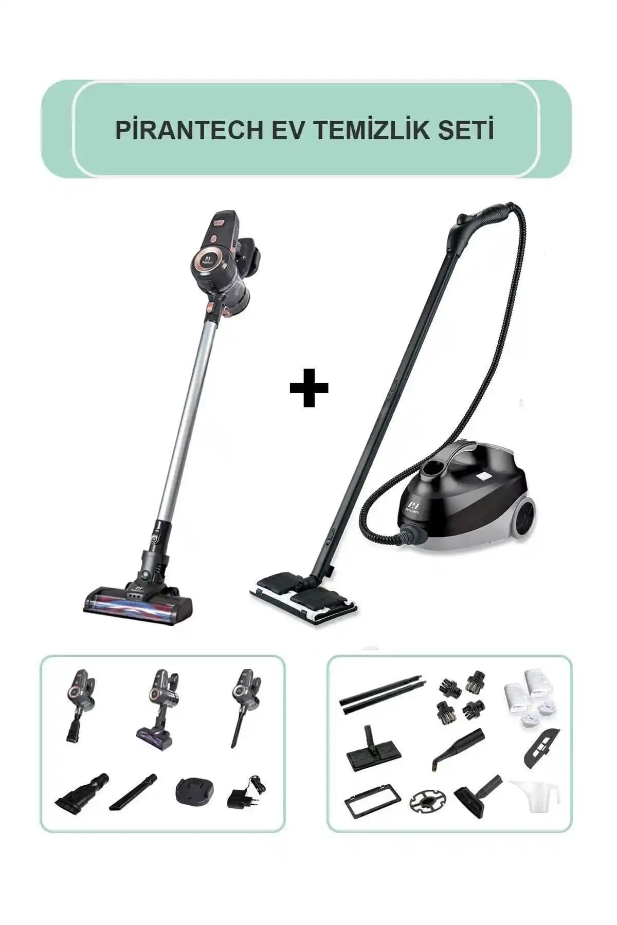 PiranTech Es92 ve CB-107C Temizlik Seti: Güçlü ve Pratik Ev Temizliği Çözümleri