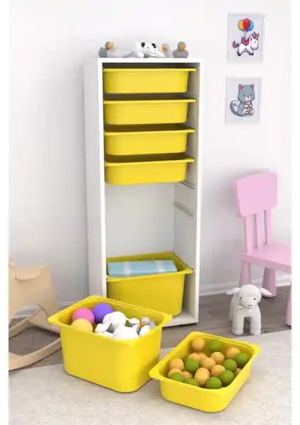 Pratico Zola 7 Sepetli Dolap: Çok Amaçlı ve Şık Depolama Çözümü