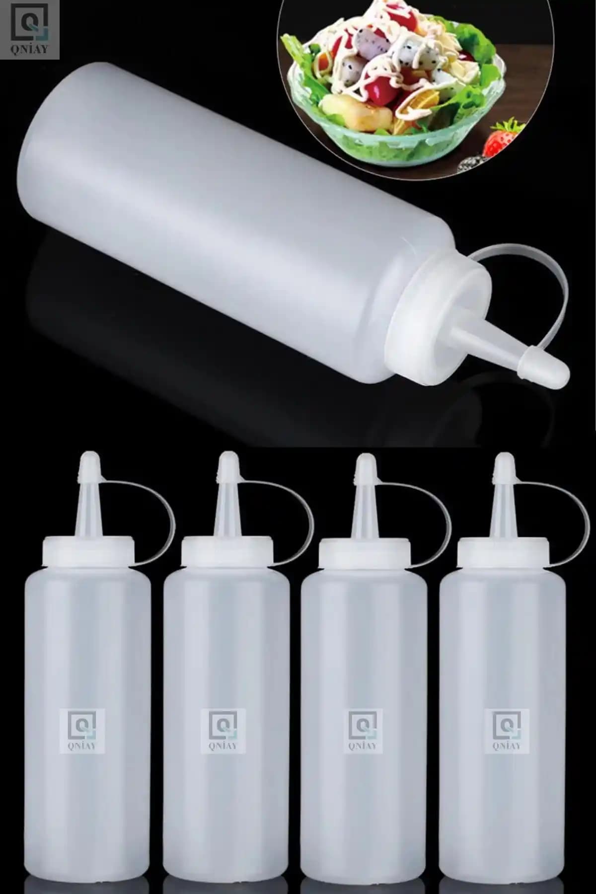 QNİAY Lüx Chef Şişesi Kapaklı Salata Sosu: Pratik ve Güvenilir Mutfak Arkadaşı