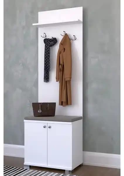 Remaks Vestiyer Yalı Portmanto Beyaz: Modern ve Sağlıklı Giriş Dekorasyonu Çözümü