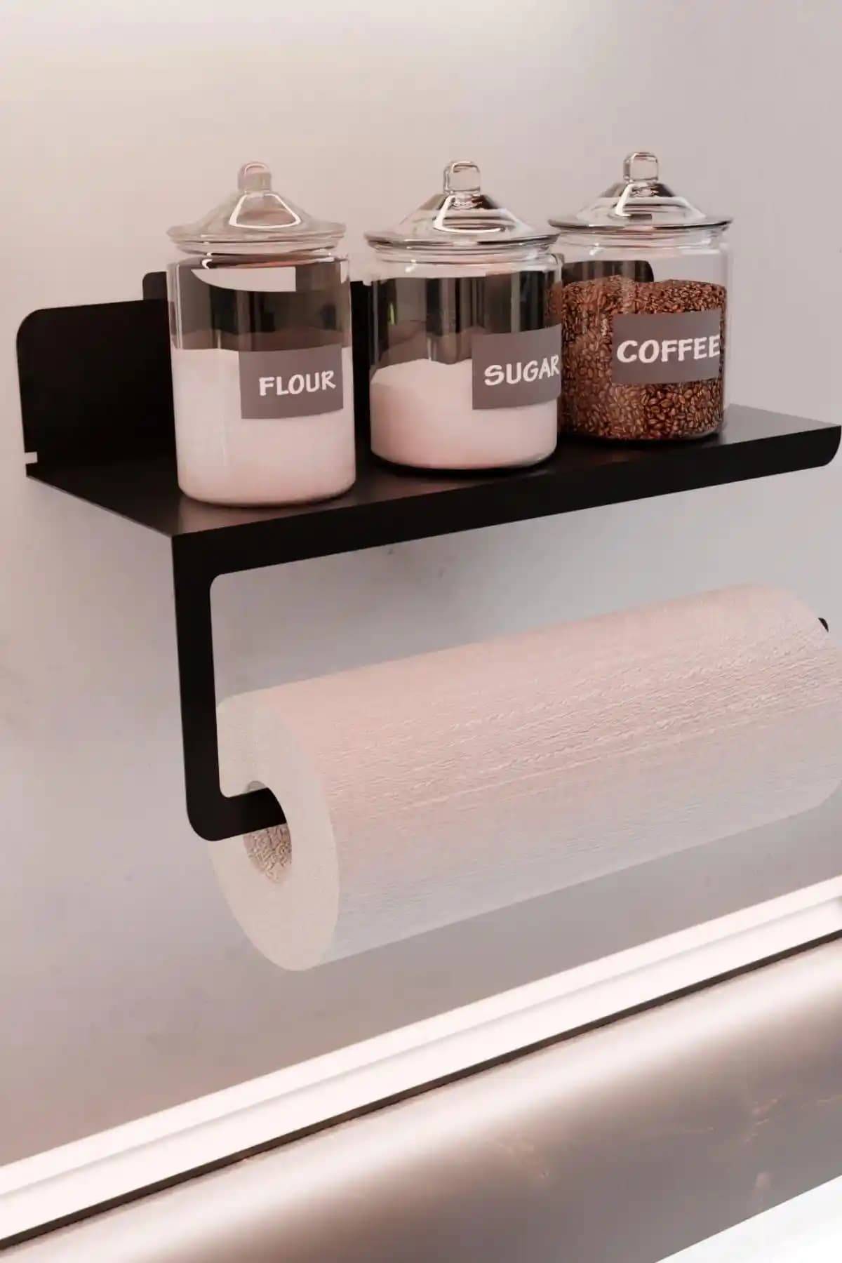 Risingmaber Ultra Güçlü Metal Baharatlık ve Havluluk Modern ve Dayanıklı Tasarım