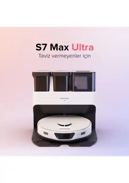 Roborock S7 Max Ultra: Yüksek Performanslı Akıllı Robot Süpürge ve Paspaslama Cihazı