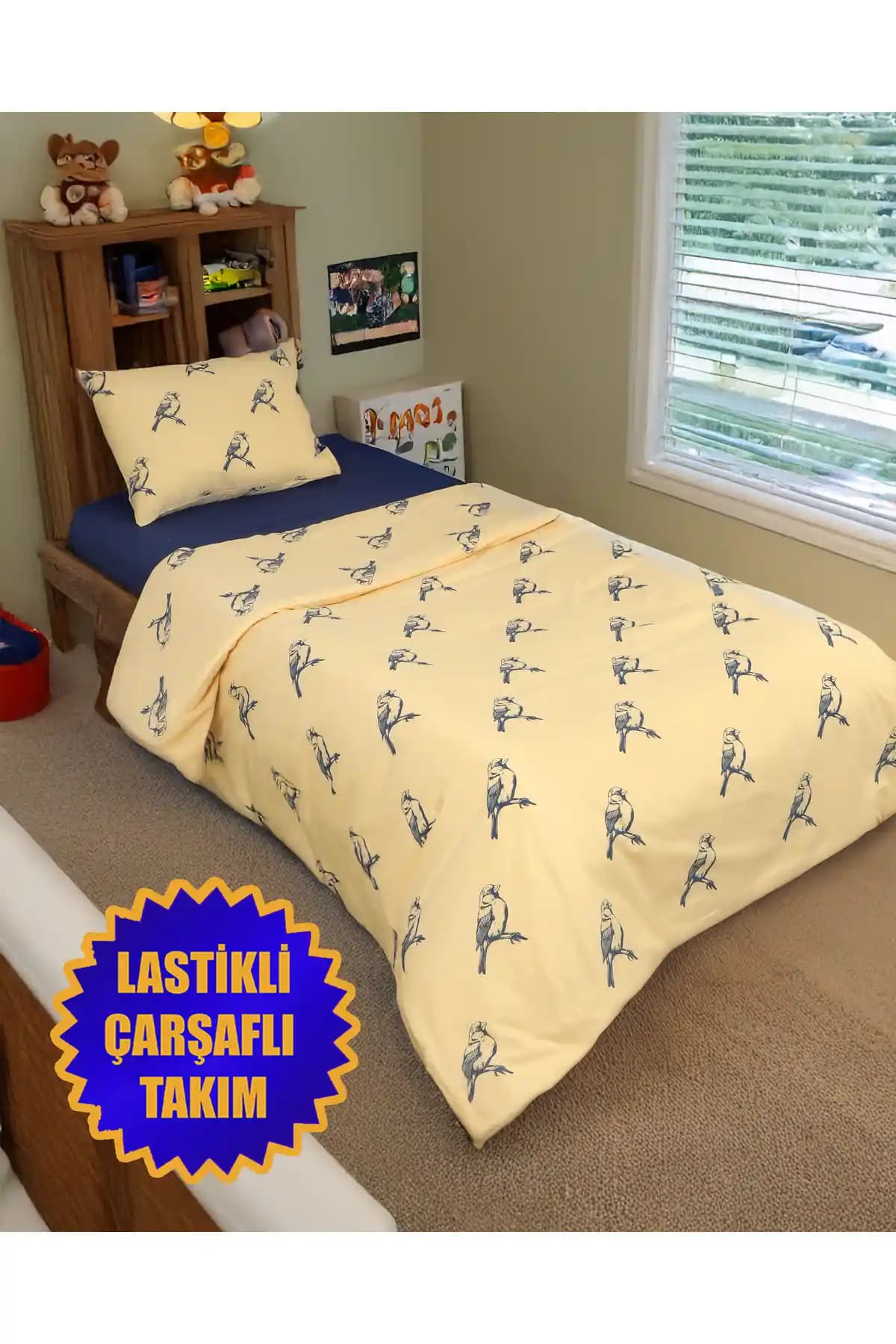 Sares Home Sarı Lacivert Kanaryam Tek Kişilik Çarşafı ve Nevresim Takımı Özellikleri ve Kullanım İpuçları
