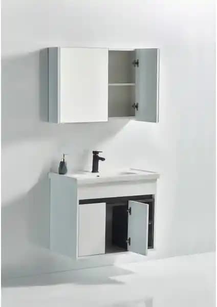 Saydam Banyo Atlas 80 cm Modern ve İşlevsel Banyo Dolabı Takımı Detayları