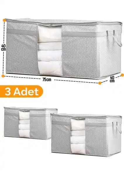 Serstil Pencereli Yastık Yorgan Hurcu: Estetik ve Fonksiyonel Depolama Çözümü