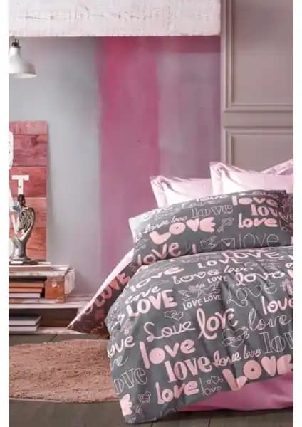 Sheri Home Çift Kişilik Lastikli Çarşaflı Nevresim Takımı Dayanıklı ve Şık Tasarım