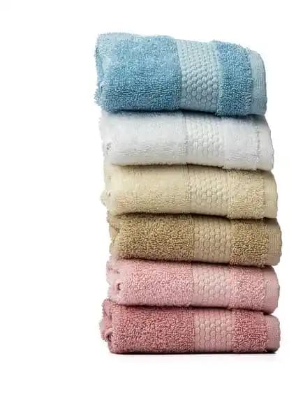 Soley Minerva %100 Doğal Pamuklu Çok Renkli Misafir Havlu Seti - Dayanıklı ve Estetik Tasarım