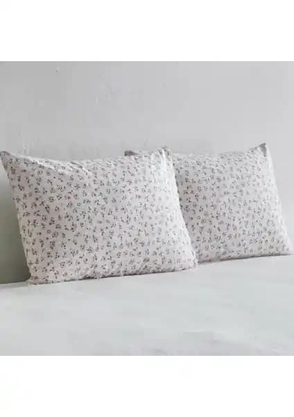 Soley Rosie %100 Pamuklu 2’li Yastık Kılıfı Seti Zarif ve Dayanıklı Dekorasyon Ürünü