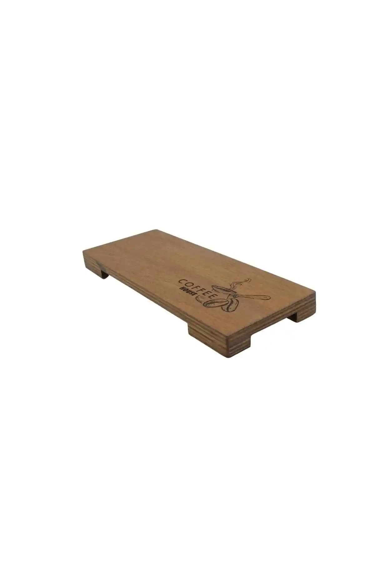 T Tun's Woods Ahşap Türk Kahvesi Sunum Tablası Estetik ve Fonksiyonel Tasarım