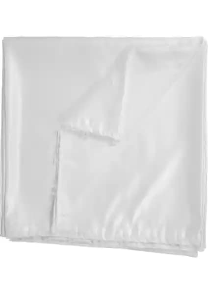 Taç Saten Güneşlik Beyaz 100x260 cm - Estetik ve Dayanıklı İç Mekan Perdesi