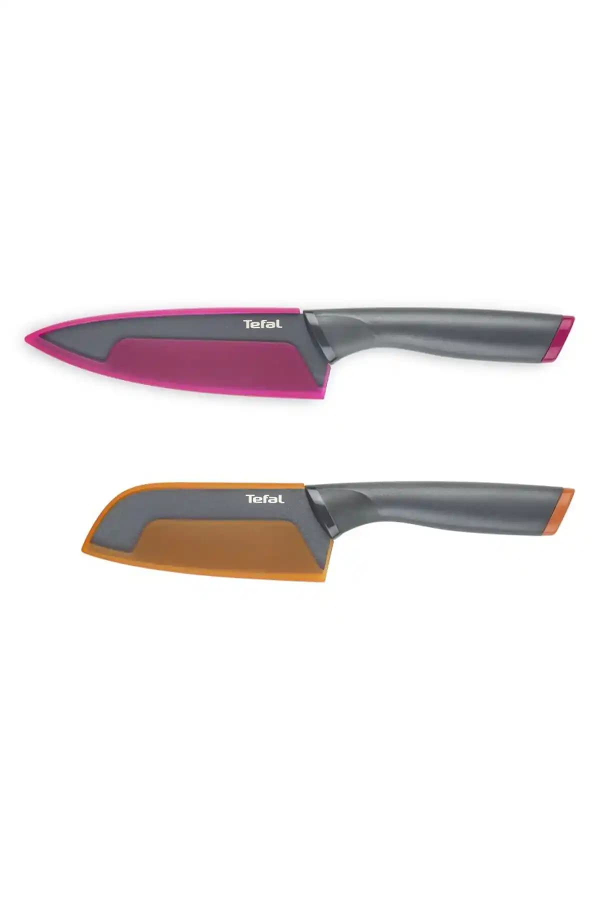 Tefal Fresh Kitchen Paslanmaz Çelik 2'li Bıçak Seti - Dayanıklı ve Ergonomik Mutfak Araçları