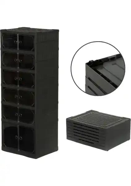 Terracy Home Garden 6 Raflı Çok Amaçlı Katlanabilir Dolap Modern ve Dayanıklı Tasarımıyla Öne Çıkıyor