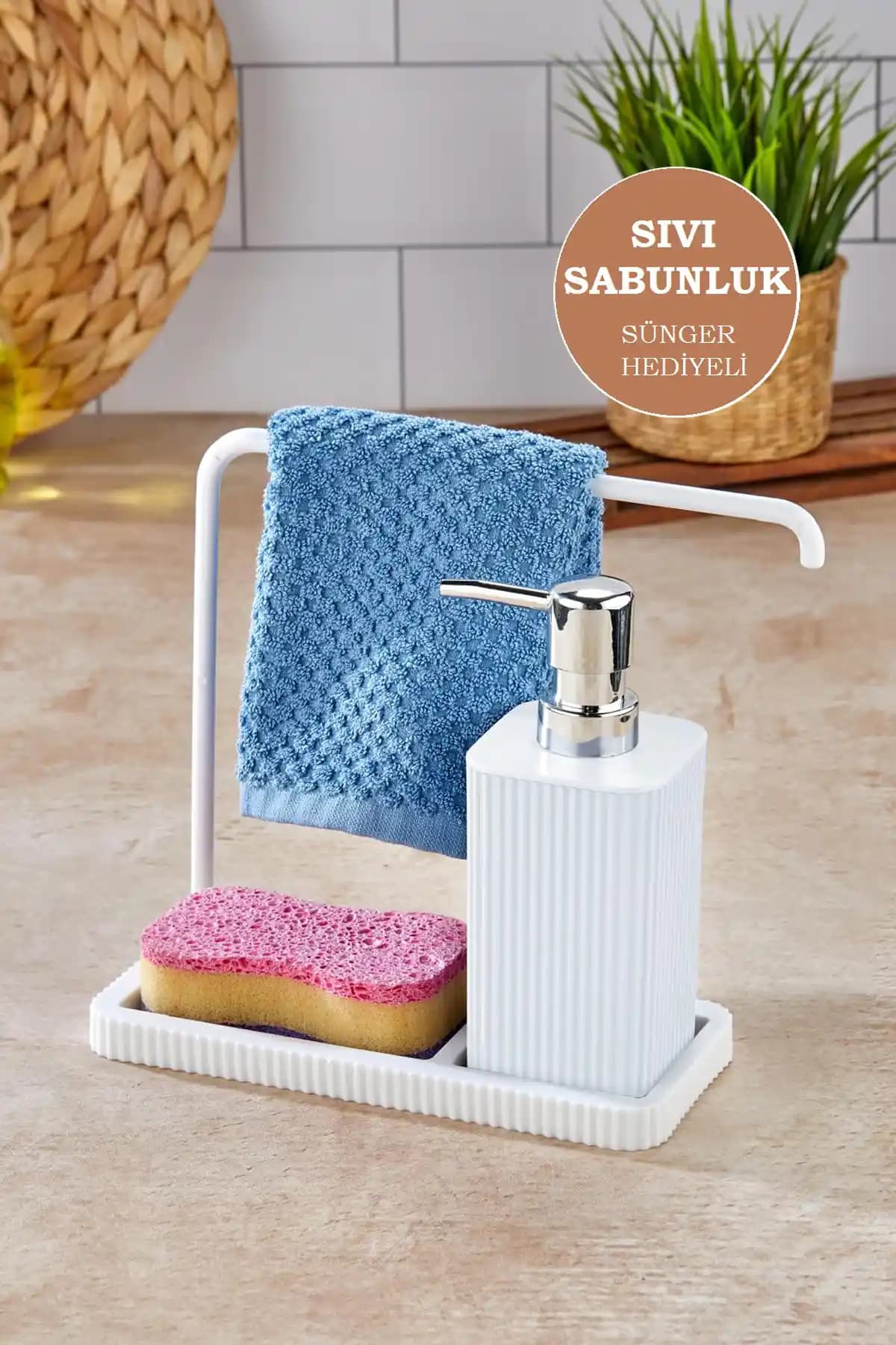 Tugomer Bez Standlı Askılı Deterjanlık: Modern Mutfak ve Banyo İçin Pratik Çözüm