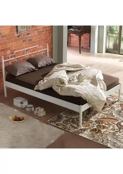 Unimet Hatkus-S Çift Kişilik Ferforje Metal Karyola Modern ve Dayanıklı Tasarım