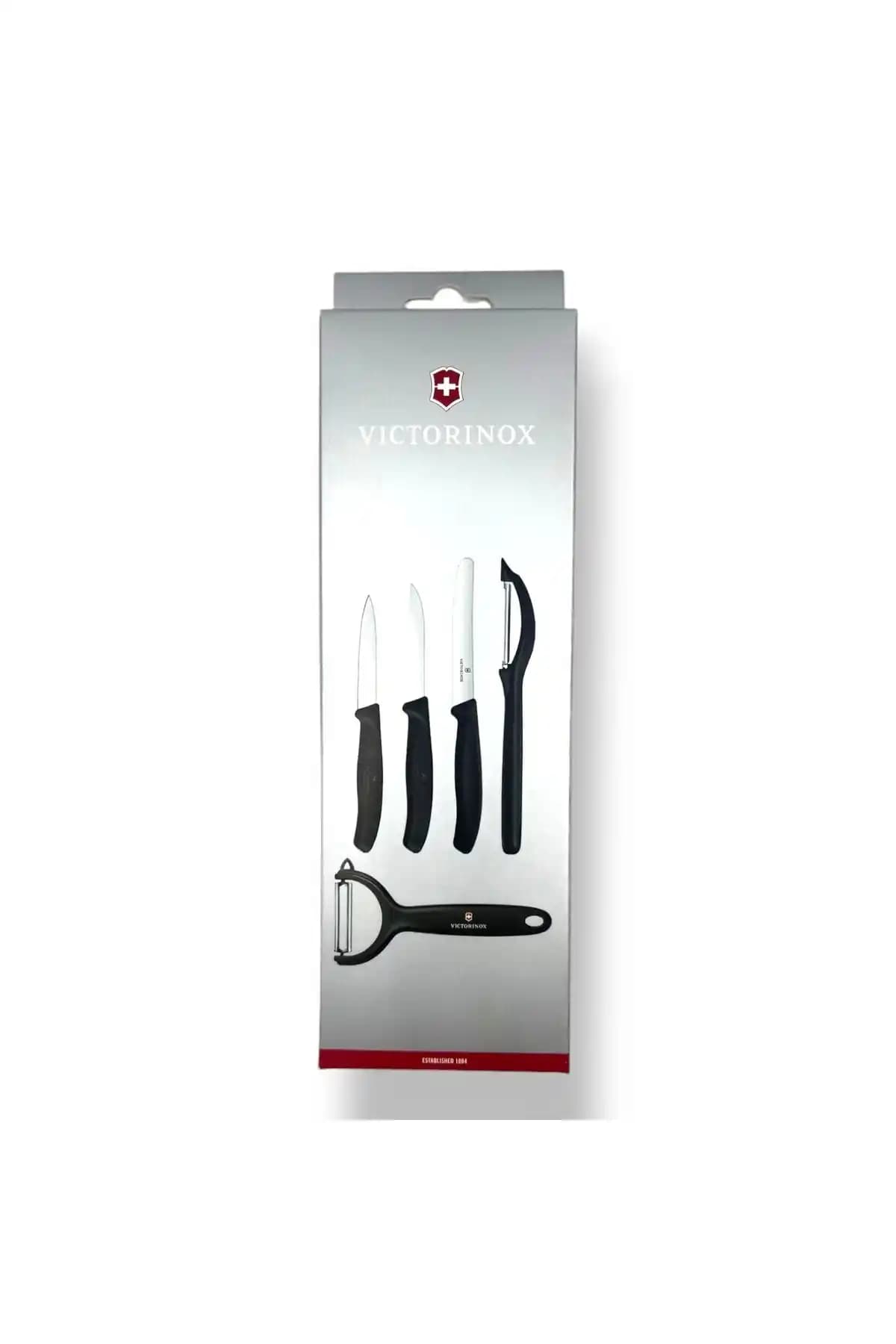 Victorinox Siyah 5'li Soyma ve Soyacak Seti: Dayanıklı ve Ergonomik Mutfak Bıçakları