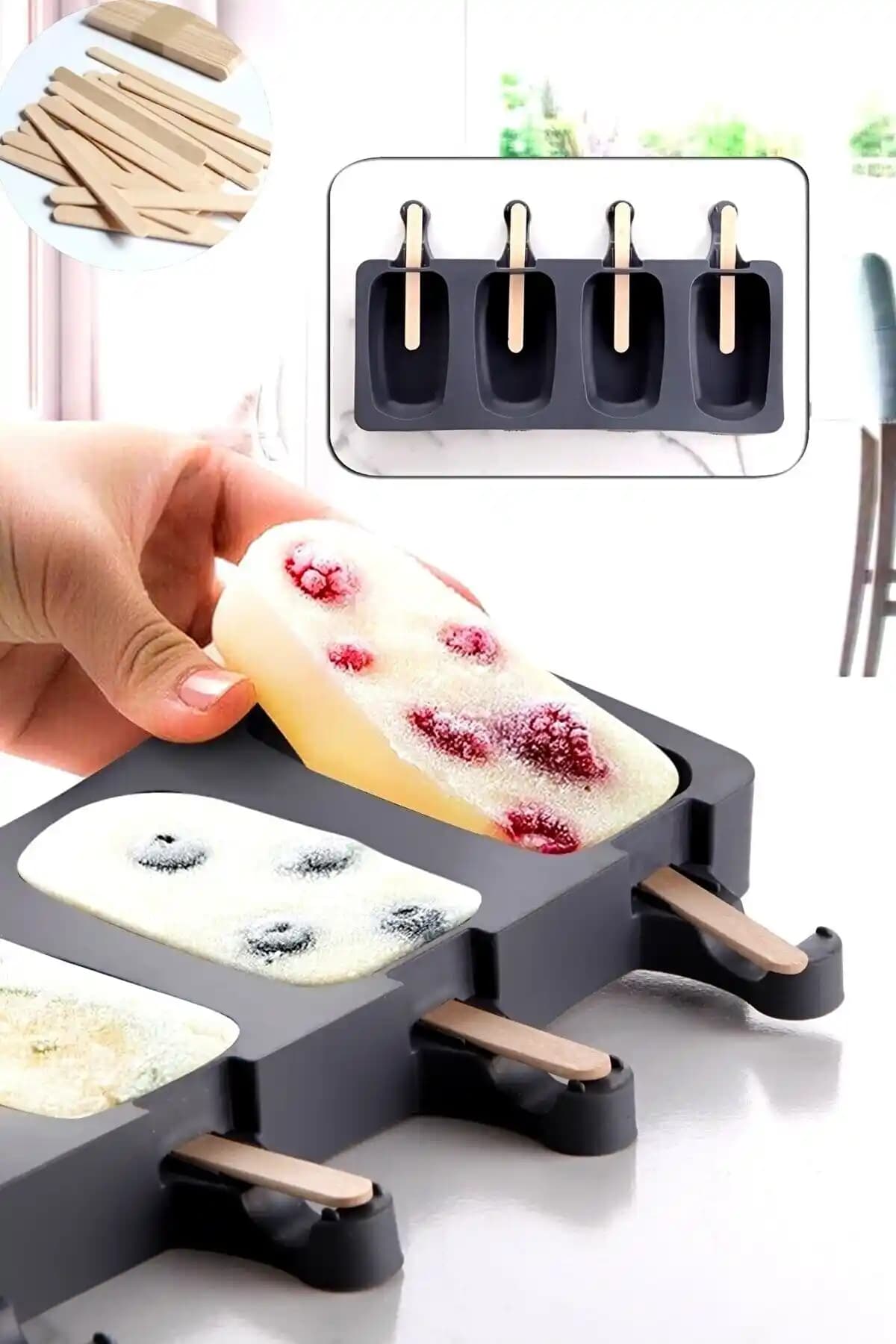 Vigentino Magnum Dondurma Kalıbı ve 4'lü Büyük Boy Silikon Dondurma Kalıbı Ürün Tanıtımı ve Özellikleri