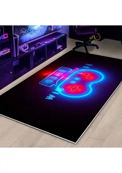 West Home Gamer Halı: Modern Tasarım ve Sağlıklı Kullanım İçin Uygun Oyun Odası Halısı