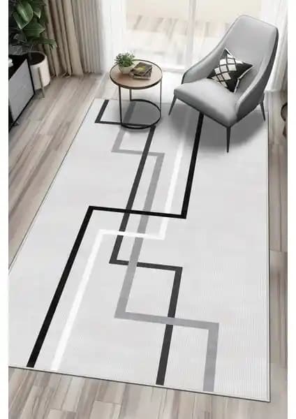 West Home Yıkanabilir Kaymaz Leke Tutmaz Salon Halısı Modern ve Pratik Kullanım Özellikleriyle