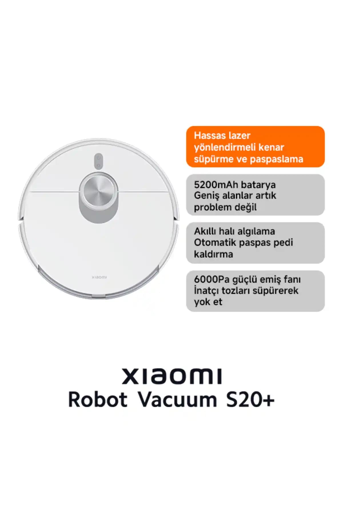 Xiaomi Robot Vacuum S20+ Plus: Gelişmiş Temizlik Teknolojisi ve Çoklu Modlar