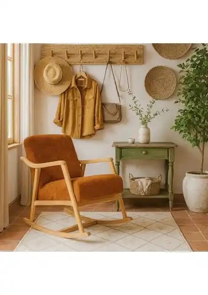 Zem Rock Bohem Sallanır Berjer ile Modern ve Konforlu Oturma Deneyimi